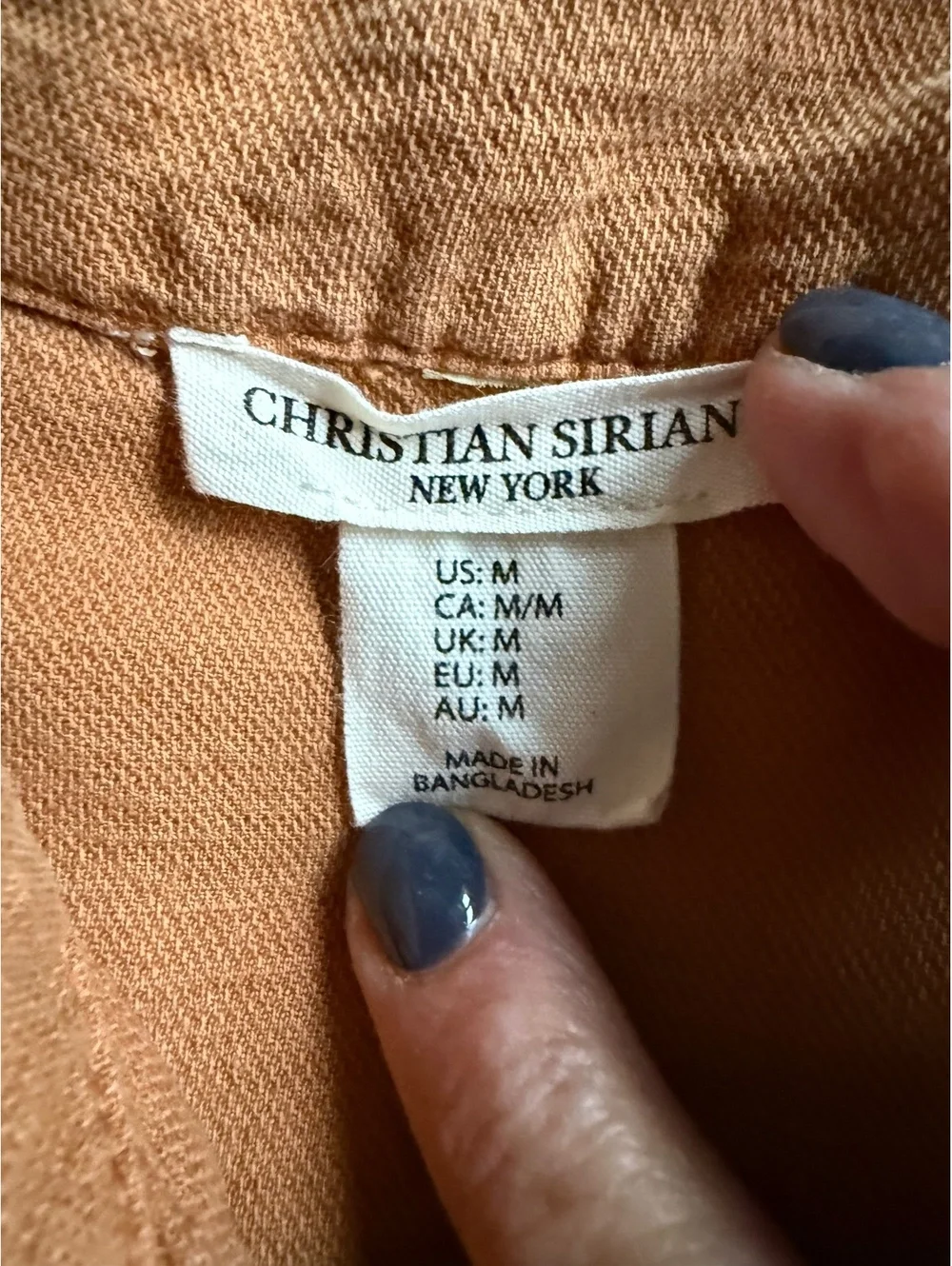 Christian Siriano Linen Lyocell Jacket Size M